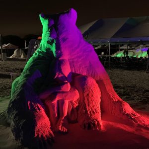 Siesta Key Crystal Classic bear sand sculpture