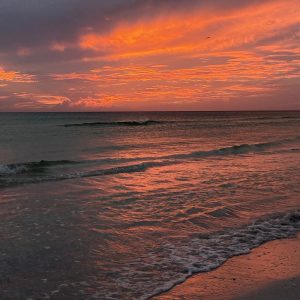 photo gallery siesta beach at sunset with clouds